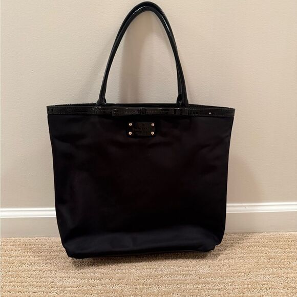 kate spade Handbags - Kate Spade Black Tote Bag with Bow